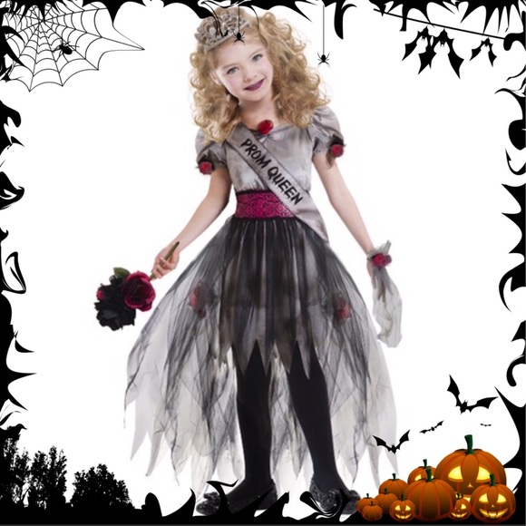 NWT Zombie Prom Queen Girl\u2019s Halloween Costume NWT